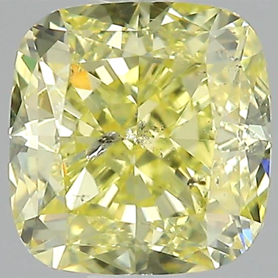 #ad GIA Certified 1 Carat Natural Fancy Intense Yellow Cushion Cut Loose Diamond $2168.35