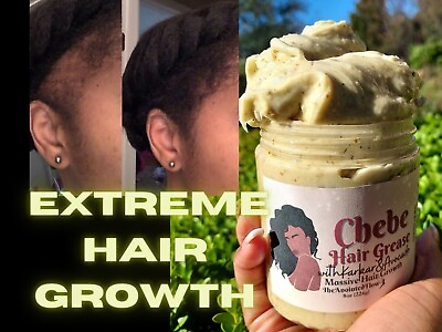 #ad FAST GROWTH Chebe Hair Grease Mega Growth Treat Hair Loss Thin Edges Alopecia $22.98