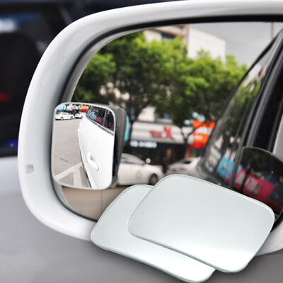 2pcs Car Blind Spot Mirror 360° Wide Angle Convex Rear Side View Car Accessories $7.83