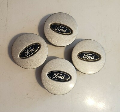 #ad 1 OEM Ford Wheel Center Hub Cap for Alloy Rim Original Button Blue Emblem $4.99