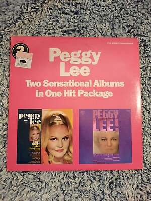#ad Peggy Lee: Two Sensational Albums in One Hit Package. Records Vinyl Double LP. $7.99