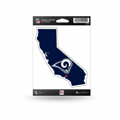 #ad Los Angeles Rams Home State Sticker Flat Decal Auto Home Football $5.97