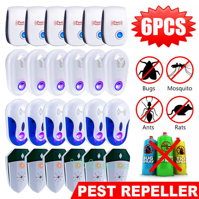 #ad Ultrasonic Pest Reject Home Control Electronic Repellent Rat Mice Repeller Safe $41.29