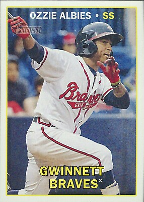 #ad 2016 Topps Heritage Minor Leagues Ozzie Albies #28 Prospect $5.99