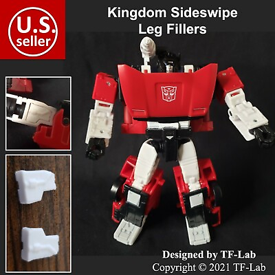 #ad Kingdom Sideswipe Upgrade Kit Leg Gap Fillers Fillet Transformers WFC K42 TF Lab $5.63