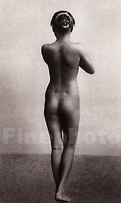 #ad 1925 Original FEMALE NUDE Woman Butt Body Island Indonesia Java Photo Gravure $96.48