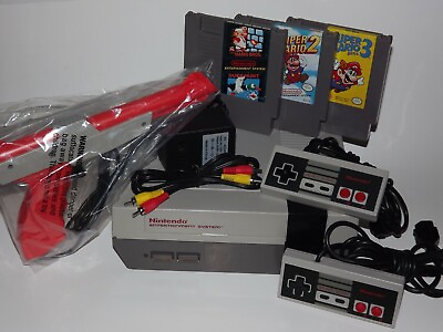 Nintendo NES System Console Choose Your Super Mario Game Bundle New 72 Pin $349.99