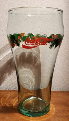 #ad Coca Cola Christmas Drinking Glass $12.00