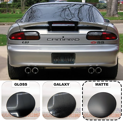 #ad MATTE BLACK FRONTREAR LETTERS INSERTS FOR CAMARO 1992 2002 NOT DECALS $24.75