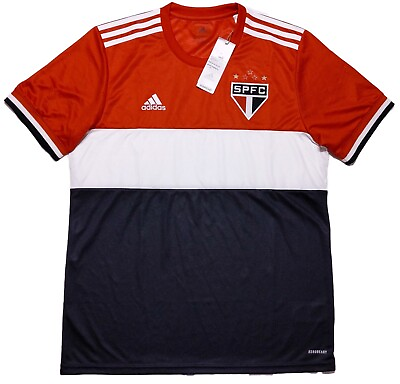 #ad ADIDAS Sao Paulo Football Club SPFC Brazil 2021 Jersey Kit GQ9292 Large L New $69.99