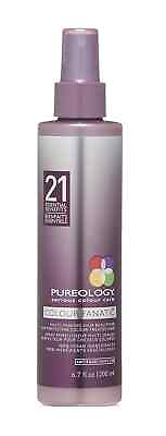 NEW PUREOLOGY 21 BENEFITS COLOR CARE FANATIC MULTI TASKING LEAVE IN SPRAY 6.7 OZ $19.75