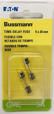 Bussman BP GMC 5 5 amp 5 x 20mm Med Time Delay Fuse #ad $10.00