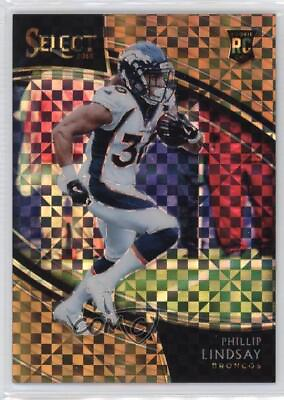 #ad 2018 Panini Select Field Level Copper Prizm 75 Phillip Lindsay #224 Rookie RC $22.67