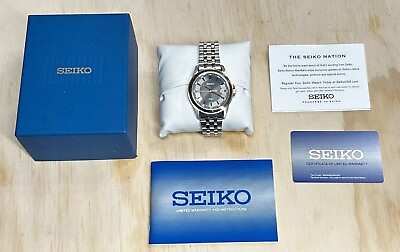 #ad SEIKO Grey Dial Chronograph Watch 100m NEVER WORN $109.99