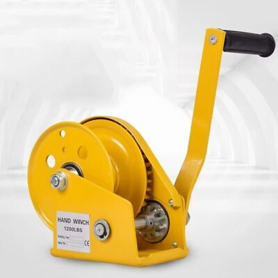 #ad 1200LB two way self locking small manual winch with automatic brake manual winch $109.90