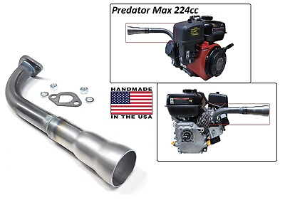 #ad 3 Stage Exhaust for Predator 6.6 HP 224cc Max Performance Go Kart amp; mini bikes $35.99
