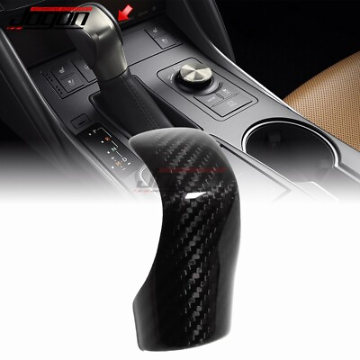 Carbon Console Gear Shift Knob Head Trim For Lexus IS300 IS350 IS500 2021 2024 $21.38
