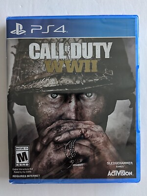 CALL OF DUTY WWII Playstation 4 PS4 WW2 World War 2 Sealed NEW $19.92
