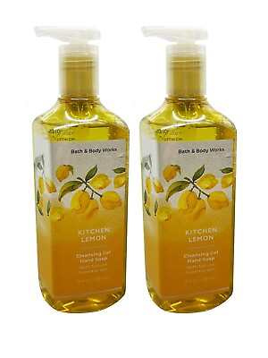 #ad Bath amp; Body Works Kitchen Lemon Cleansing Gel Hand Soap 8 OZ 2pack $19.99