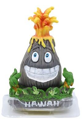 #ad #ad Hawaiian Hula Volcano with Lava Mini Dashboard Doll 4quot; Doll Volcano Eruption $11.76