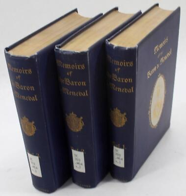 #ad Memoirs Illustrating the History of Napoleon I From 1802 to 1815 Three Volumes $145.00