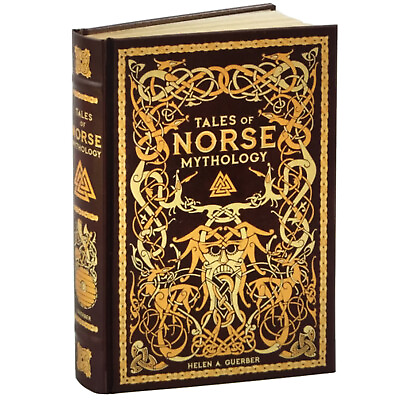 #ad ❤️TALES of NORSE MYTHOLOGY by Helen A Geurber Leather Bound Sealed NEW $29.95