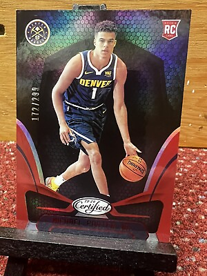 #ad 2018 19 Certified Mirror Red 299 Michael Porter Jr #164 Rookie RC $7.50