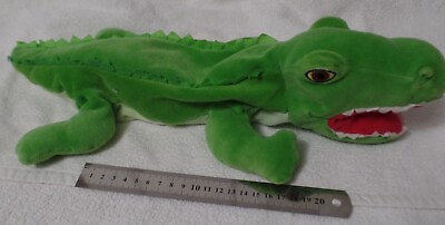 #ad rv Vintage Crocodile Alligator BELEDUC Puppet Show Hand Doll Toy 4018 $24.99
