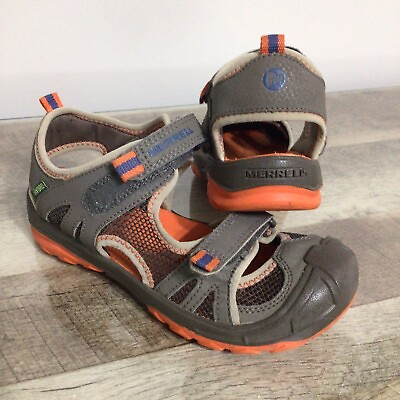 #ad Merrell Hydro Rapid Leather Boys Water Sandals Shoes size 3M Outdoor $19.95