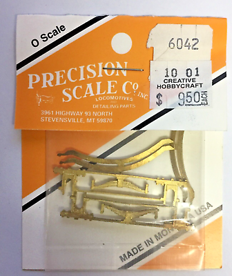 #ad O Precision Scale 6042 Sideframes Lead Truck Brass Part USA $21.85