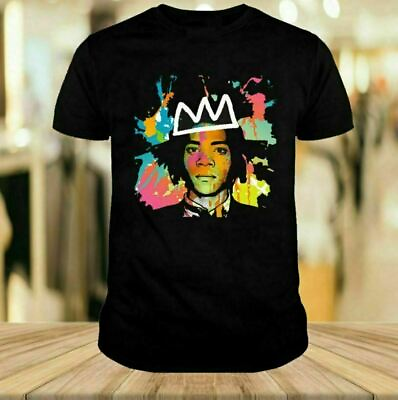 #ad Jean Michel Basquiat t Shirt Funny Cotton Tee Vintage Gift Unisex Cotton Top Tee $17.95