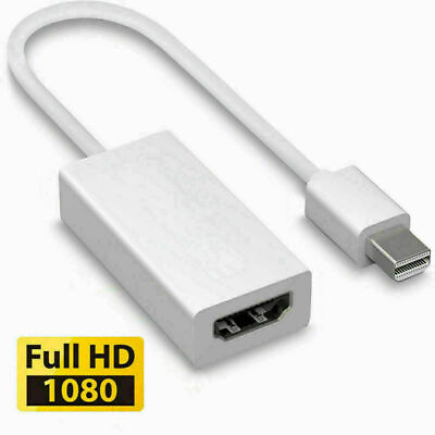 #ad Mini DisplayPort Thunderbolt To HDMI Adapter For Surface Pro Tablet PC Book #251 $2.76