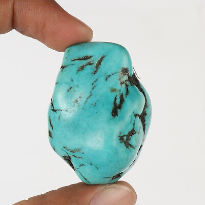 238.15 Ct. Natural Certified Blue Turquoise Raw Rough Loose Gemstone GD 604 $13.60