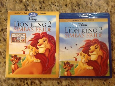 #ad The Lion King II: Simbas Pride Blu ray DVD20172 DiscDigital NEW Authentic US $27.98