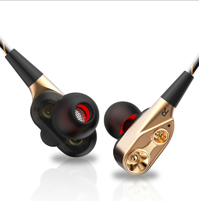 #ad HIFI In Ear Super Bass Stereo Earphone Earbuds Headphone Sports Headset With Mic $7.83