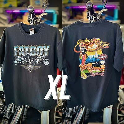 #ad Vintage Harley Davidson Fat Boy Xl Shirt AL Bird Fatboy Rare Grail $45.00