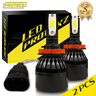 #ad 9006 HB4 LED Headlight Bulbs CREE Adjustable Beam for Car Low Fog Light 6000K $29.07