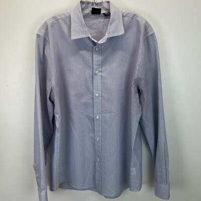 #ad AX Armani Exchange mens long sleeve button up shirt size XL TG Italian fabric $20.00