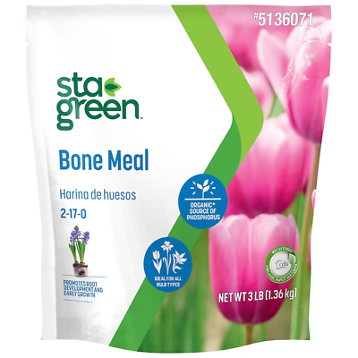 #ad Sta Green Bone Meal 3 Lb Organic Natural All purpose Phosphorus Food 2 17 0 $15.99