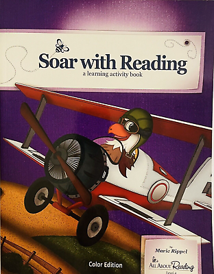 #ad All About Reading Level 4 Soar With Reading Student Activity Book Color Edition $35.00