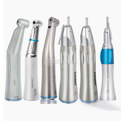 Dental LED 1:1 Slow Low Speed Contra Angle Straight Nose Handpiece $88.31