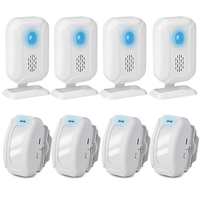 #ad #ad Safety Motion Sensor Alarm Wireless 36 Chimes Doorbell PIR Door Window Sensor US $68.19