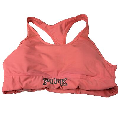 #ad PINK Victorias Secret Small Ultimate Lightly Lined Sports Bra No Wire #1816 $7.77