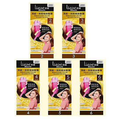 #ad LIESE BLAUNE Kao Japan One Touch Cream Color Hair Dye Kit NEW $22.49