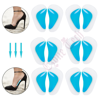 #ad Gel Arch Support Insoles Silicone Orthotic Heel Insert Cushion Plantar Fasciitis $8.01