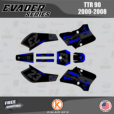 #ad Graphics Kit for Graphics Kit for Yamaha TTR90 2000 2008 Evader smoke $49.99