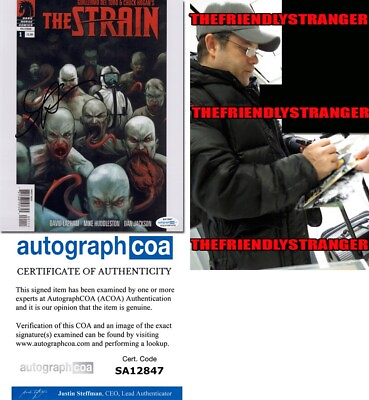 #ad Sean Astin signed quot;THE STRAINquot; 8x10 Photo PROOF a RUDY Autographed ACOA COA $35.95