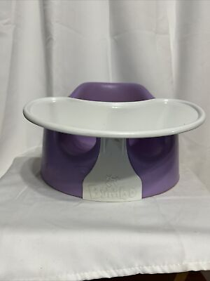#ad Bumbo Purple Floor Seat Portable Baby Chair With Tray Genuine $20.00