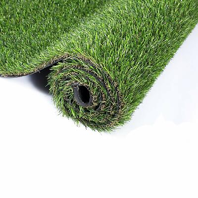 Artificial Grass Turf Rugs 1 inch Pile Height Landscape Turf Synthetic Area Rugs $164.99