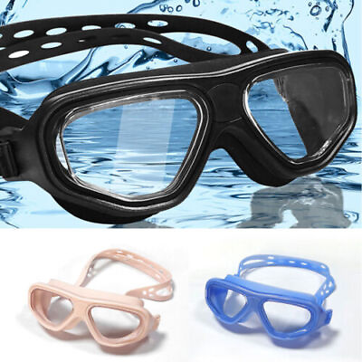 #ad Swim Goggles Anti Fog Wide View Swimming Goggles for Adult Youth New $7.59